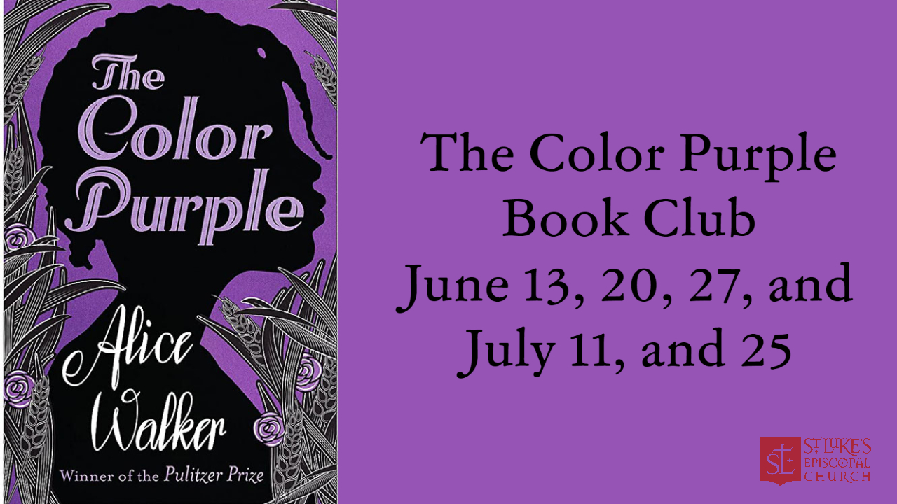 The Color Purple Book Club St. Luke's Episcopal Church